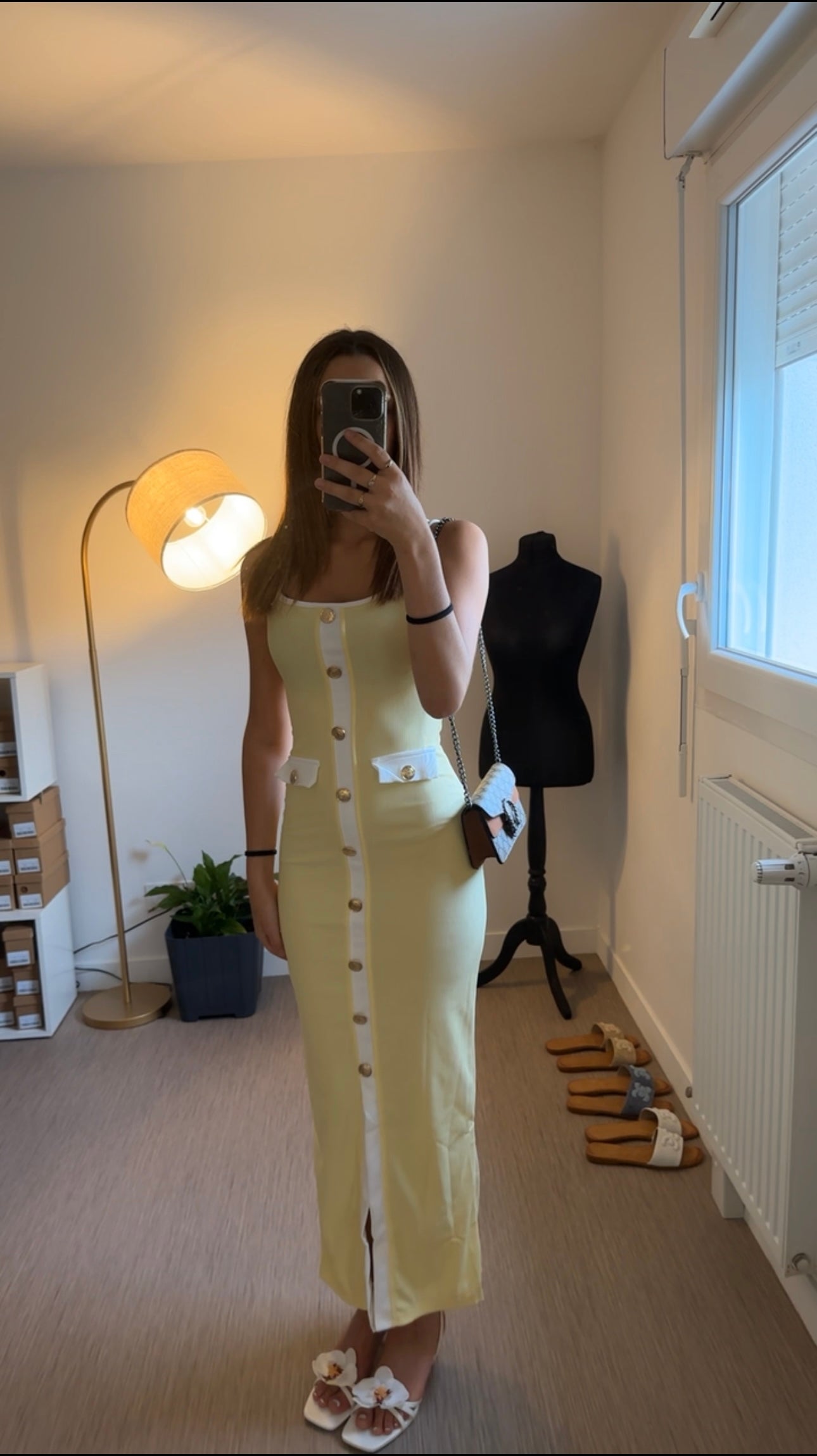 Robe jaune lilia