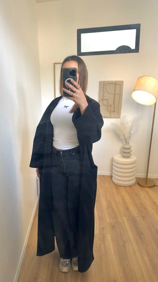manteau long fibie