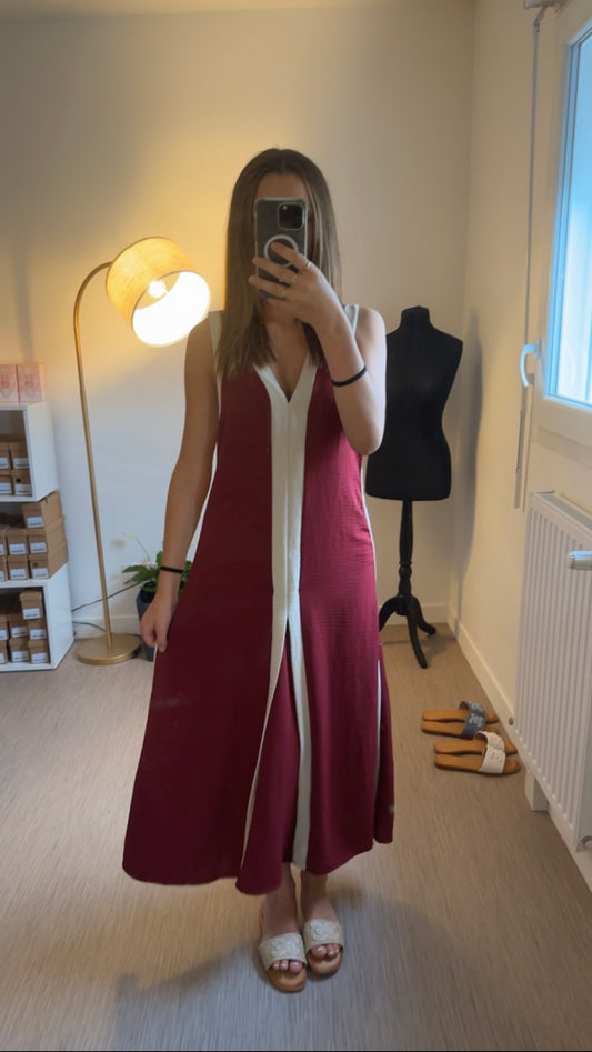 Robe bordeau hannah