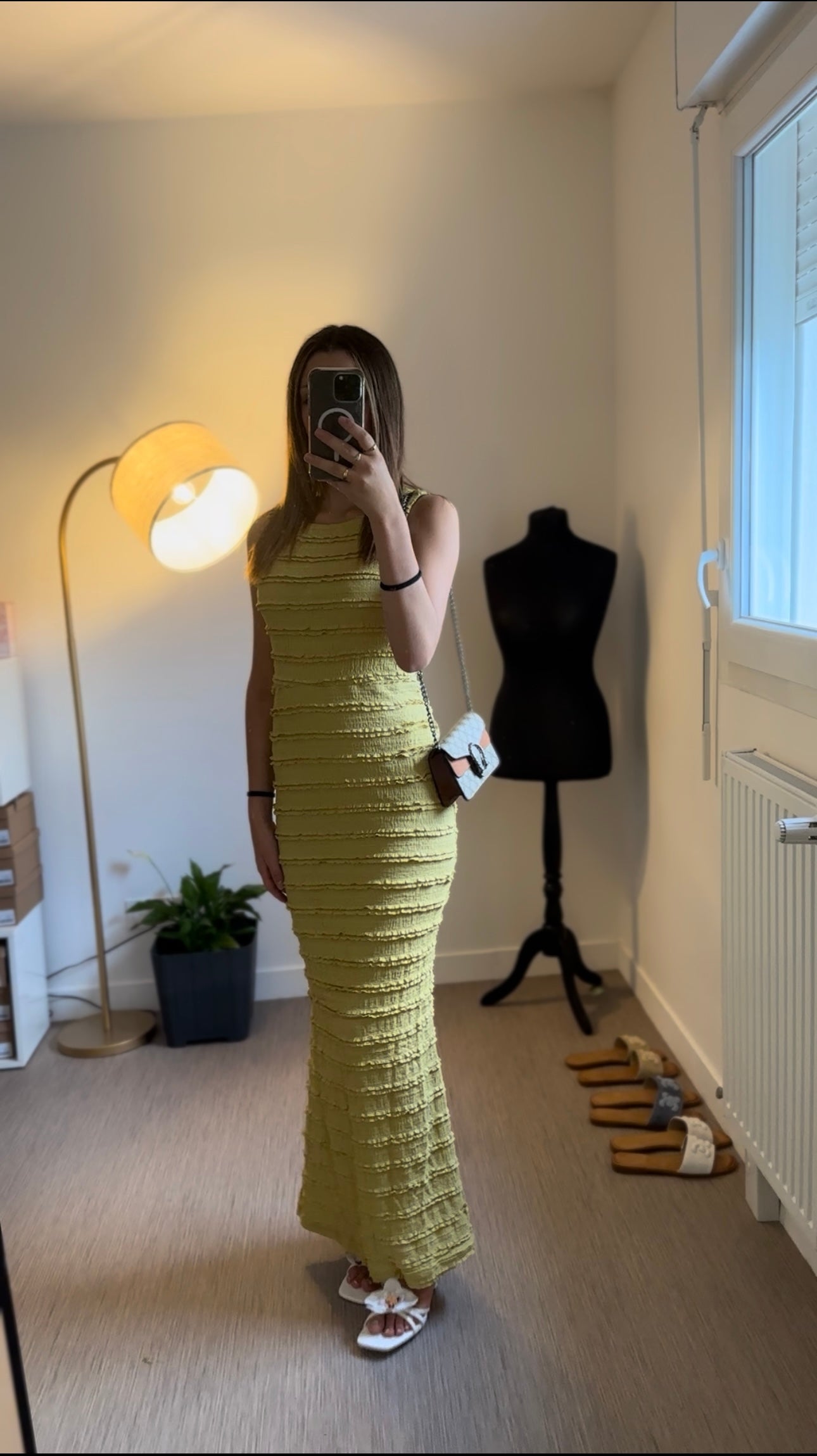 Robe verte mila