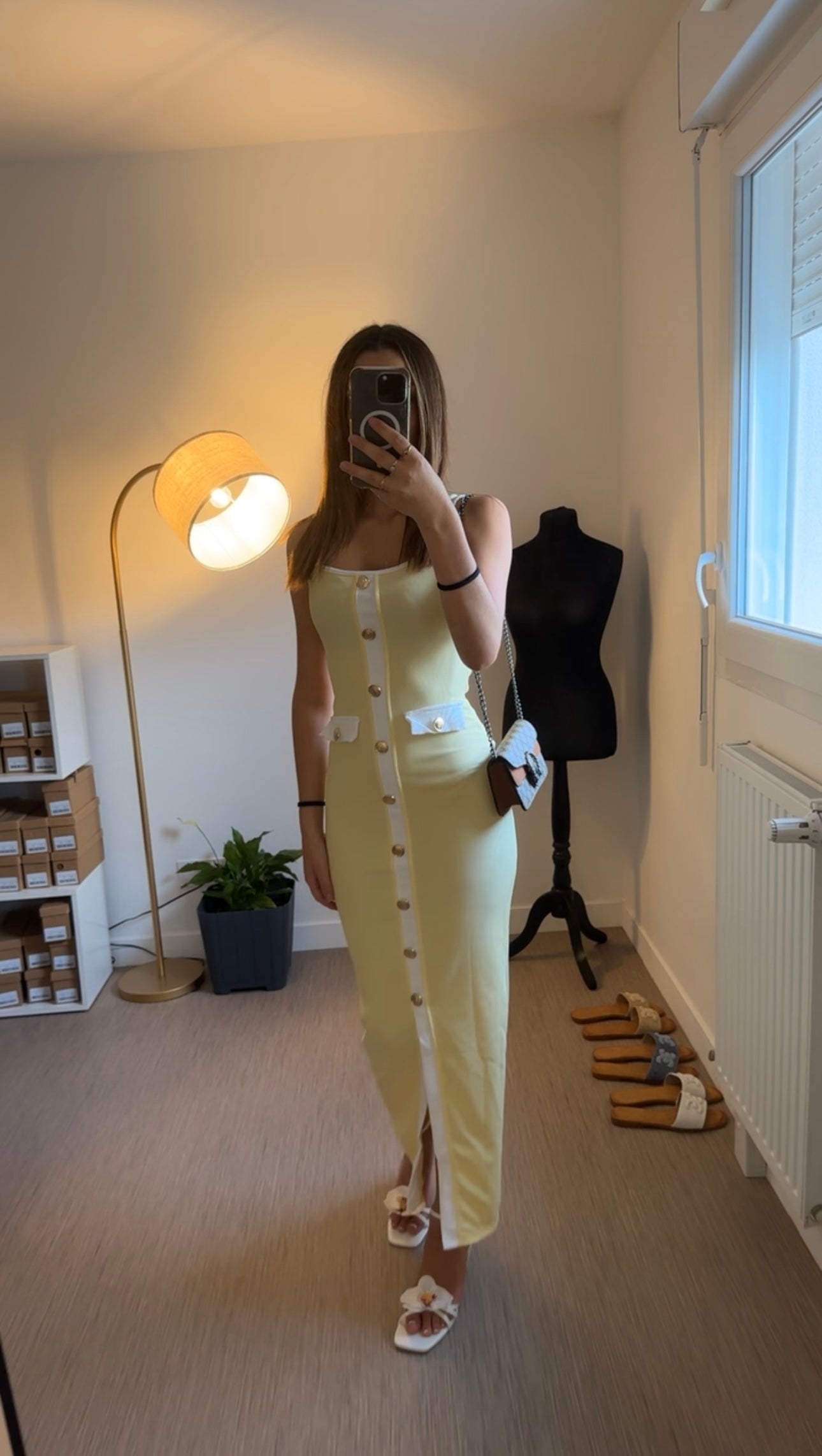 Robe jaune lilia