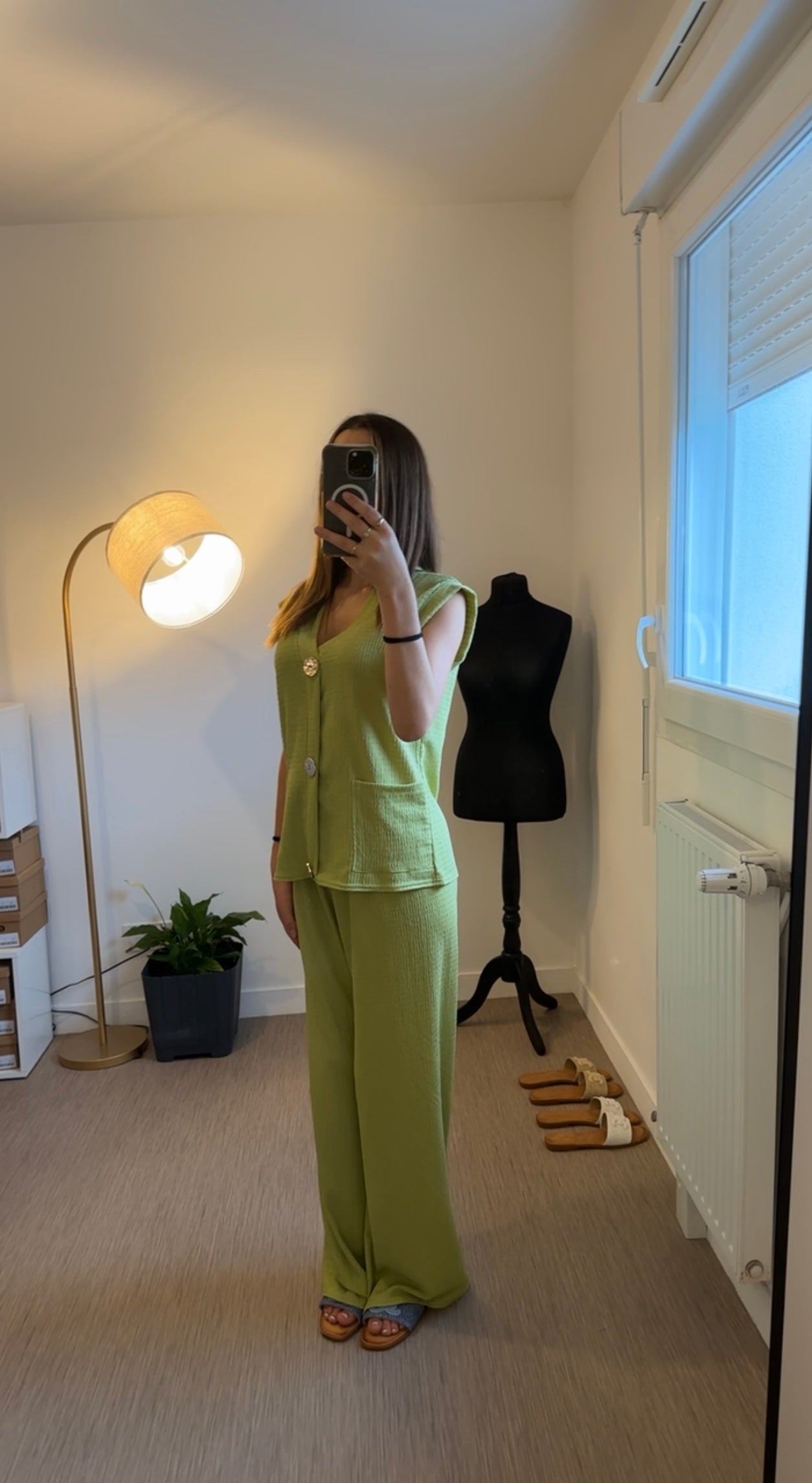 Ensemble vert lauraine